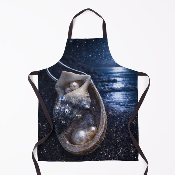Item preview, Moonlit Seashell Pearl Coastal Decor designed and sold by OraMare.