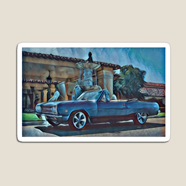 Classic Car Chevrolet Chevelle Convertible Magnet