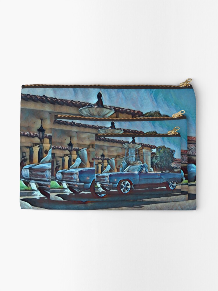 Alternate view of Classic Car Chevrolet Chevelle Convertible Zipper Pouch