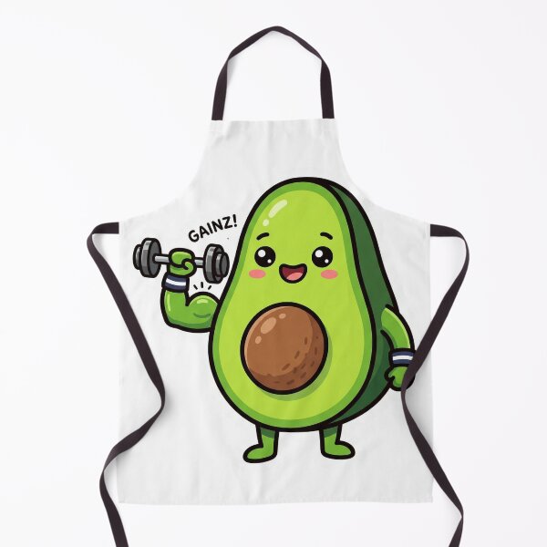 Item preview, Avocado Lifting Weights Cute Die Cut Sticker Fitness Food Humor Gift designed and sold by Bmd4Fitness.
