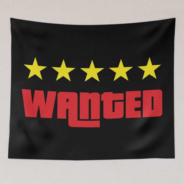 Item preview, Wanted Level 5 Star - Funny Gamer Aesthetic Retro Gaming Video Game Graphic designed and sold by LoFi-OG.