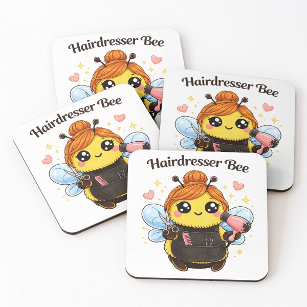 Item preview, Redhead Hairdresser Bee – Cute Kawaii Salon Bee Design | Ginger Hairstylist Gift, Beauty Salon Shirt, Bee Kind Style designed and sold by PurpleJelly.