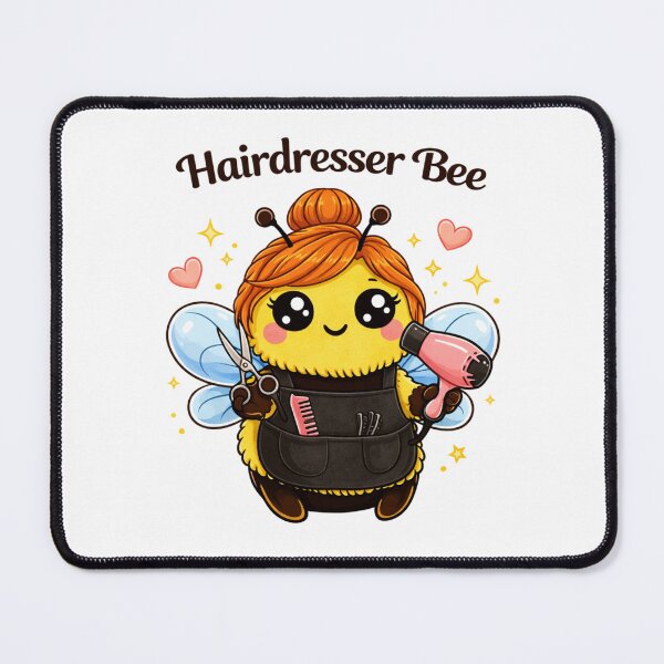 Item preview, Redhead Hairdresser Bee – Cute Kawaii Salon Bee Design | Ginger Hairstylist Gift, Beauty Salon Shirt, Bee Kind Style designed and sold by PurpleJelly.