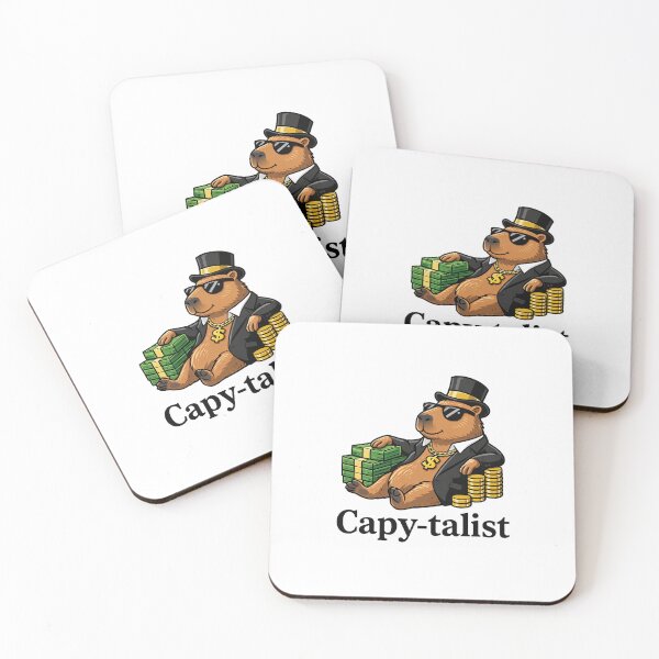 Artikelvorschau, Capy-talist Capybara – Lustiges Meme-Design für den reichen Capybara-Kapitalismus entworfen und verkauft von HappyTinyWorld2.
