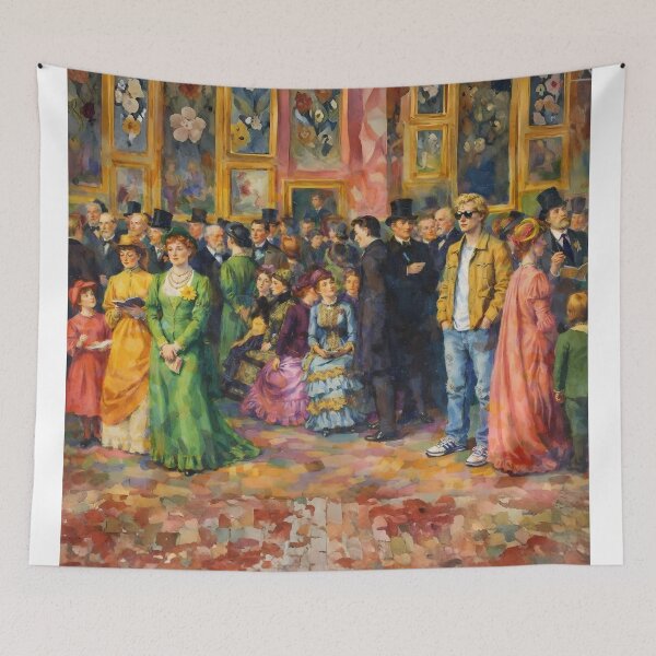 Item preview, Didn't Get the Memo - Hilarious Time Travel Art Print designed and sold by DunnDunnDunnDunn.