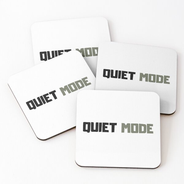 Item preview, Quiet Mode-Minimalist Typography Design designed and sold by DomKo10.