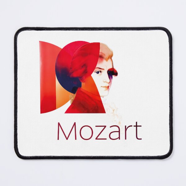 Item preview, Wolfgang Amadeus Mozart - Geometric Pop Art Portrait designed and sold by OzzFrequency.