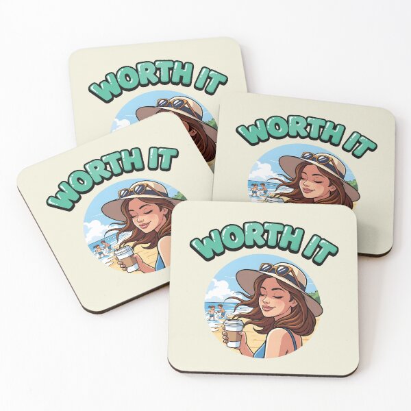 Item preview, Worth It – Relaxed Beach Mom Life Design designed and sold by Sea Gem.