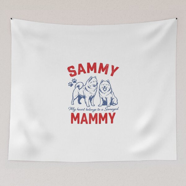 Item preview, Samoyed Mom Club Sammy Mammy Retro Minimalist Dog Mom Gift designed and sold by EvrmoodCo.