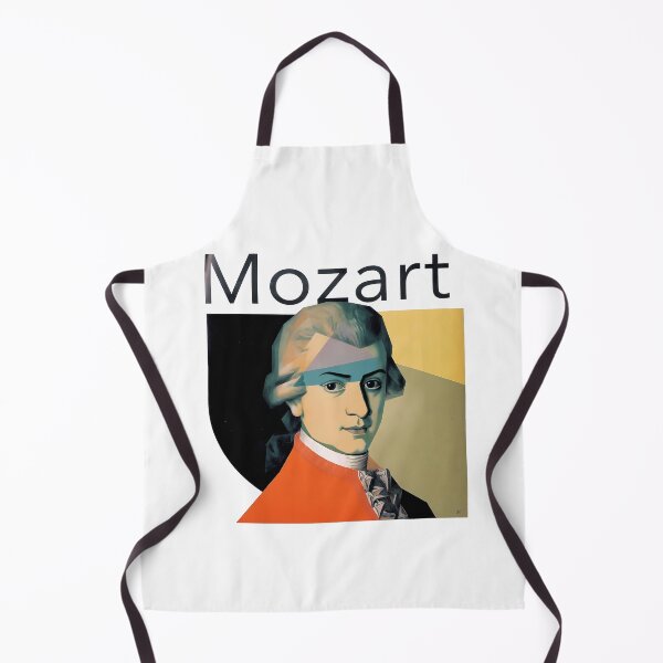 Item preview, Wolfgang Amadeus Mozart - Geometric Pop Art Portrait designed and sold by OzzFrequency.