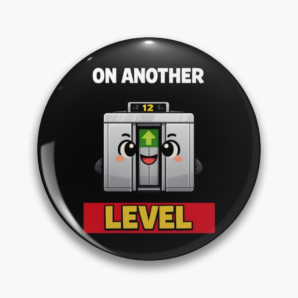 Item preview, On Another Level Funny Elevator Pun Cute Kawaii Design designed and sold by TeeTimeTreasure.
