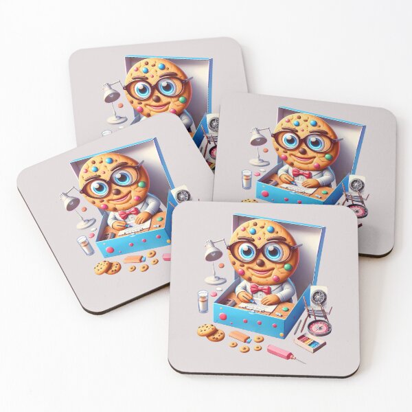 Item preview, Funny Cereal Cookie Character: Digital Desk Geek designed and sold by Art-Arcade6.