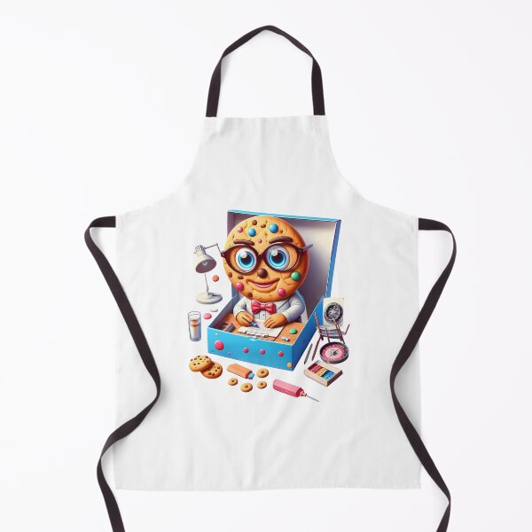 Item preview, Funny Cereal Cookie Character: Digital Desk Geek designed and sold by Art-Arcade6.