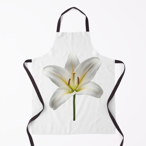 Item preview, Delicate white lily flower with pure petals captured in serene light designed and sold by MiraCleAI.