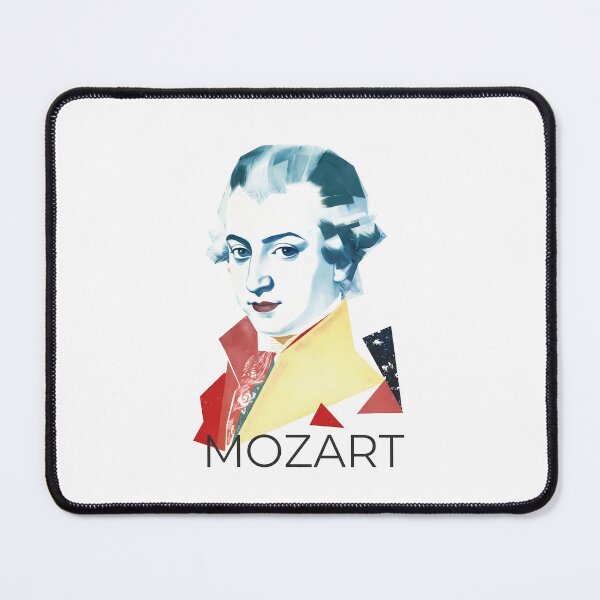 Item preview, Wolfgang Amadeus Mozart - Geometric Pop Art Portrait designed and sold by OzzFrequency.