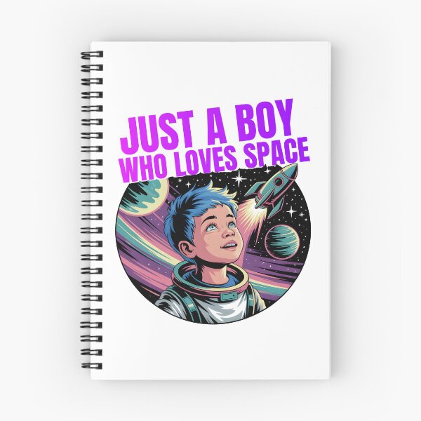 Item preview, Just a Boy Who Loves Space designed and sold by DigitalDream11.