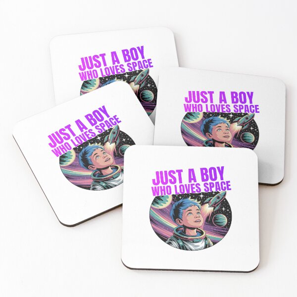 Item preview, Just a Boy Who Loves Space designed and sold by DigitalDream11.
