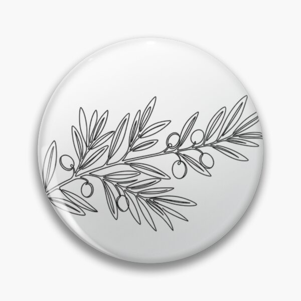Item preview, Minimalist Olive Branch Line Art designed and sold by NoriudaR.