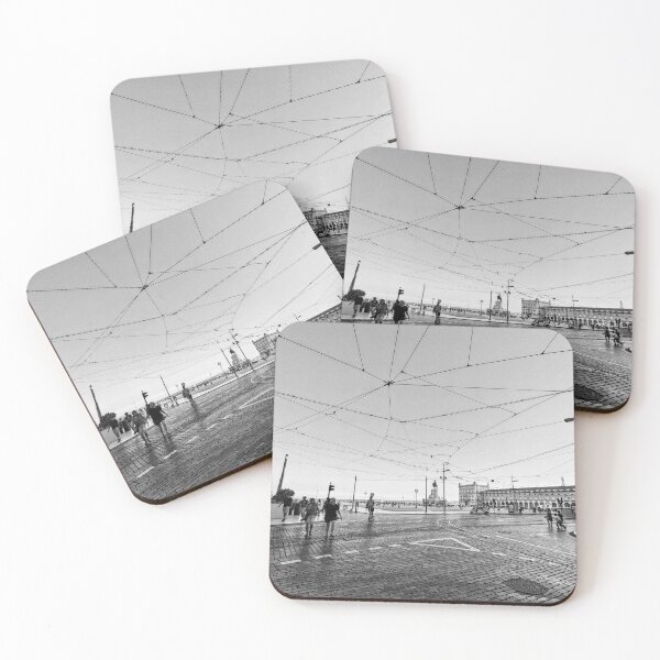 Item preview, Lisbon City Street with Tram Wires designed and sold by LeonidasBratini.
