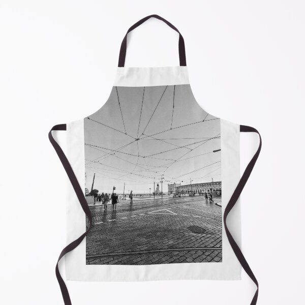 Item preview, Lisbon City Street with Tram Wires designed and sold by LeonidasBratini.