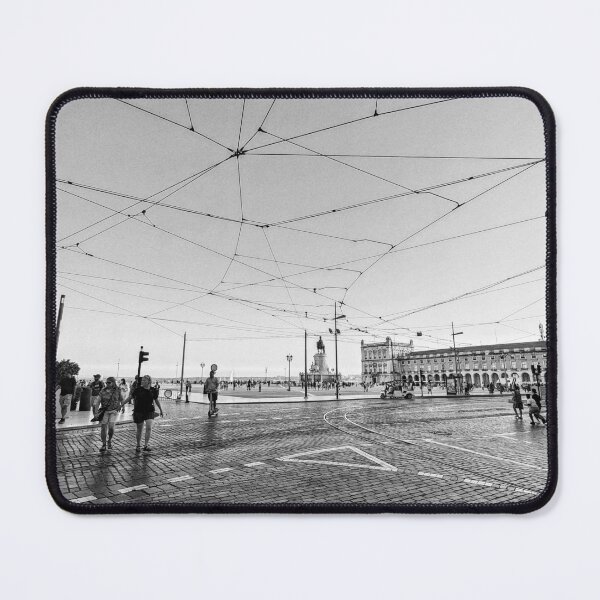 Item preview, Lisbon City Street with Tram Wires designed and sold by LeonidasBratini.
