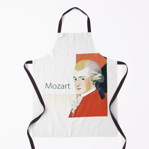 Item preview, Wolfgang Amadeus Mozart - Geometric Pop Art Portrait designed and sold by OzzFrequency.