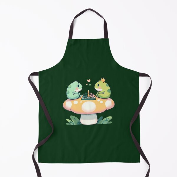 Item preview, Chess Frogs on Mushroom – Whimsical Design designed and sold by Dogandesighn.