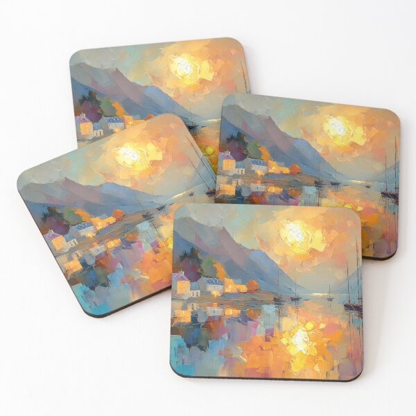 Item preview, Sun sets on the loch designed and sold by Brian Tarr.