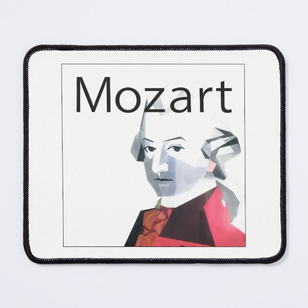 Item preview, Wolfgang Amadeus Mozart - Geometric Pop Art Portrait designed and sold by OzzFrequency.