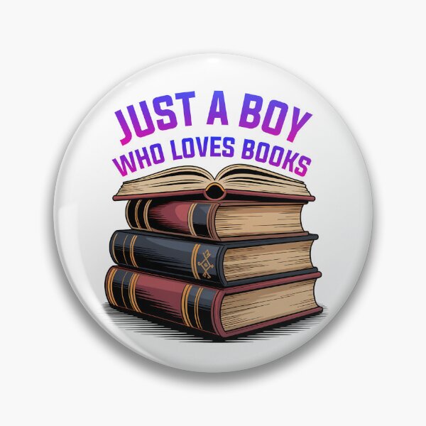Item preview, Just a Boy Who Loves Books designed and sold by DigitalDream11.