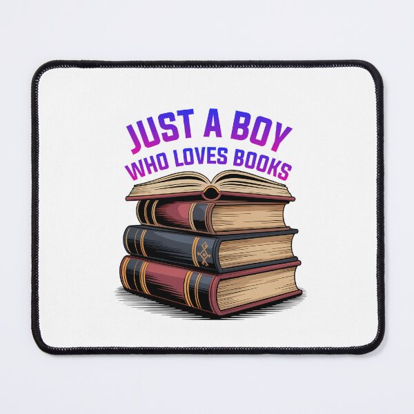 Item preview, Just a Boy Who Loves Books designed and sold by DigitalDream11.