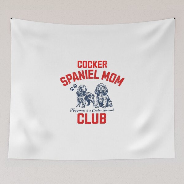 Artikelvorschau, Cocker Spaniel Mom Club Varsity Retro Muttertagsgeschenk für Hundemamas entworfen und verkauft von EvrmoodCo.