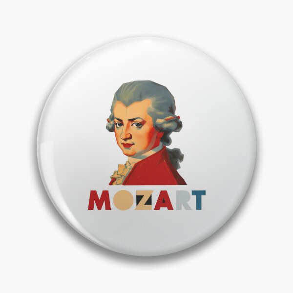 Item preview, Wolfgang Amadeus Mozart - Geometric Pop Art Portrait designed and sold by OzzFrequency.