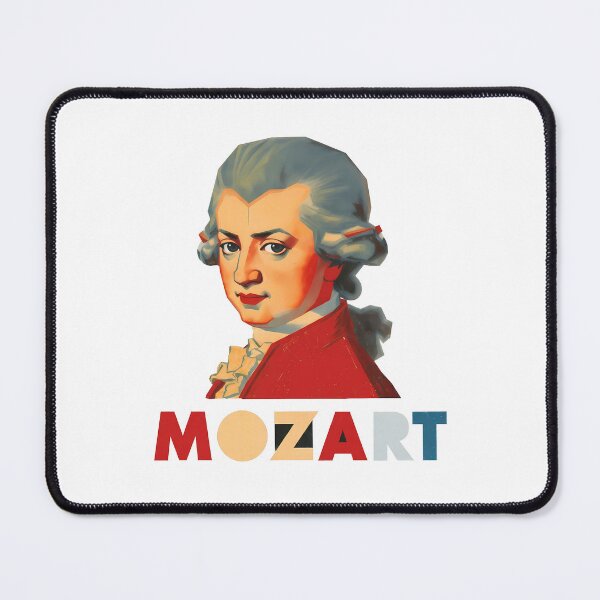 Item preview, Wolfgang Amadeus Mozart - Geometric Pop Art Portrait designed and sold by OzzFrequency.