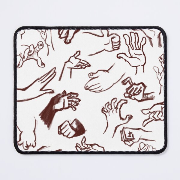 Item preview, Aesthetic Hand Gesture Line Art Sketch designed and sold by Pryhozha.