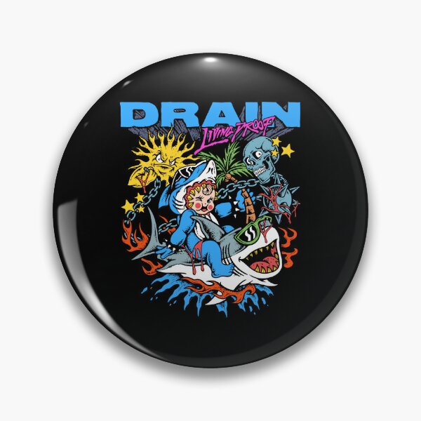 Item preview, Drain Living Proof Skull Shark designed and sold by Stiodesign.