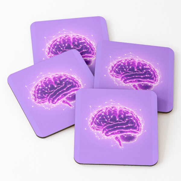 Item preview, Digital illustration highlighting the complexity of the human brain with vibrant colors designed and sold by MiraCleAI.