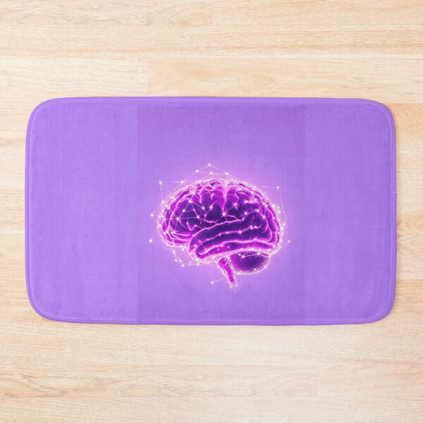 Item preview, Digital illustration highlighting the complexity of the human brain with vibrant colors designed and sold by MiraCleAI.
