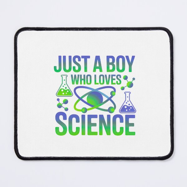 Item preview, Just a Boy Who Loves Science designed and sold by DigitalDream11.