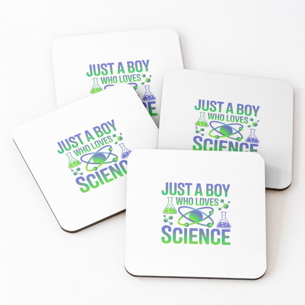 Item preview, Just a Boy Who Loves Science designed and sold by DigitalDream11.