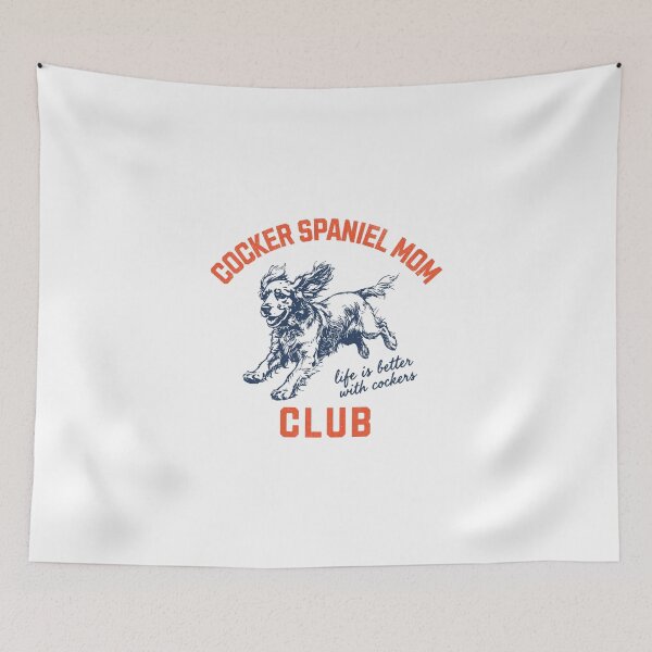 Item preview, Cocker Spaniel Dog Mom Club Retro Dog Mothers Day Gift designed and sold by EvrmoodCo.