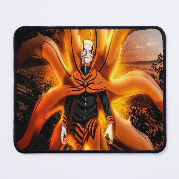 Item preview, Naruto Kurama Mode Aesthetic Sticker | Nine Tails Power Anime Orange Energy Design designed and sold by SSVSTICKERS.