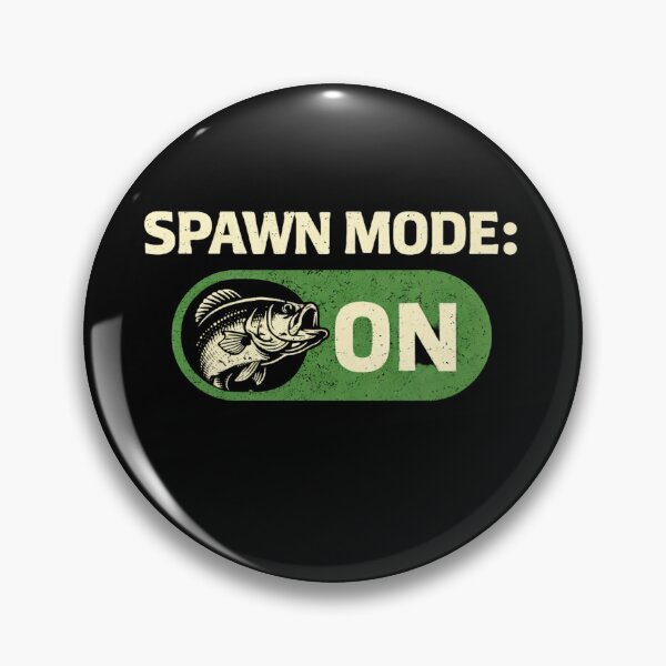 Item preview, Spawn Mode On Shirt – Bass Fishing Tee, Gamer Style Fishing Design, Funny Angler Gift, Fishing Season designed and sold by WildWonderfulWear.