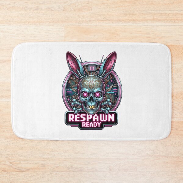 Item preview, Respawn Ready Pixel Skull Shirt – Easter Gamer Streetwear Tee designed and sold by relso.