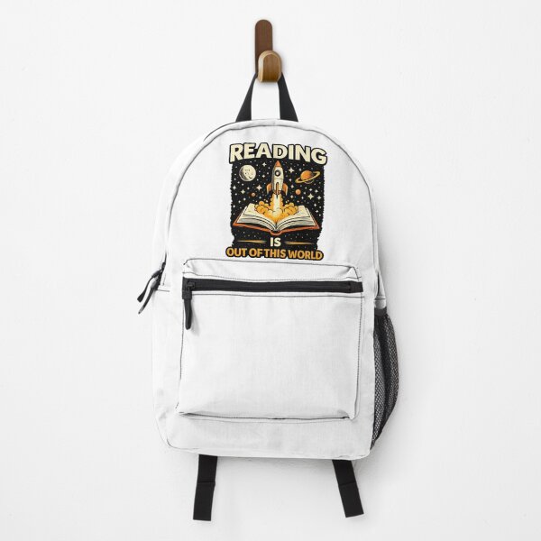 Item preview, Reading Is Out of This World Funny Book Lover Space Reading Design designed and sold by Shirleygalaxy.