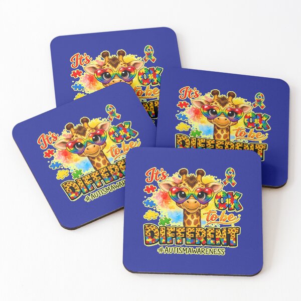 Item preview, Its Okay To Be Different Autism Awareness Giraffe  designed and sold by WoodburyLake.