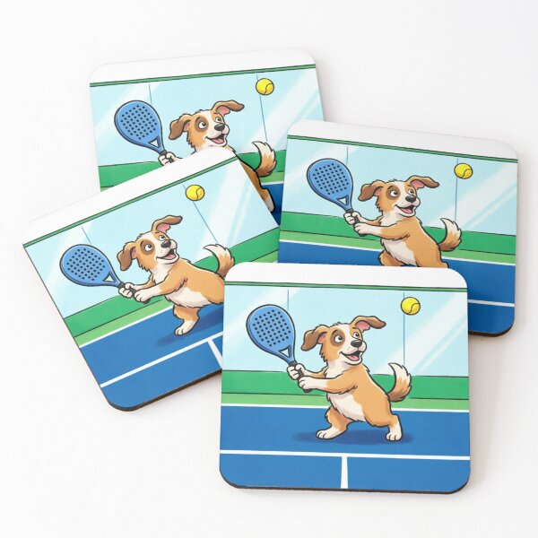 Item preview, Padel Dog - Cute Dog Padel Player designed and sold by ticzla95.