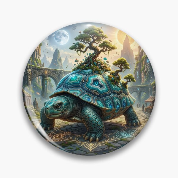 Item preview, Ancient Giant Tortoise - Fantasy Art designed and sold by Lucid Dream Pixel.