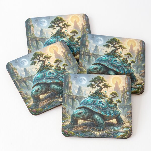 Item preview, Ancient Giant Tortoise - Fantasy Art designed and sold by Lucid Dream Pixel.