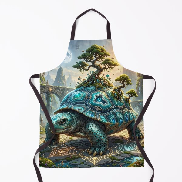 Item preview, Ancient Giant Tortoise - Fantasy Art designed and sold by Lucid Dream Pixel.